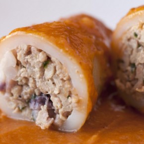 Squid stuffed with meat Squid stuffed with meat